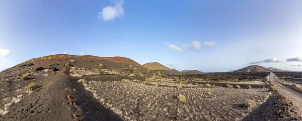 Paesaggio Vulcanico Nel Parco Nazionale Timanfaya Lanzarote Spagna — Foto Stock