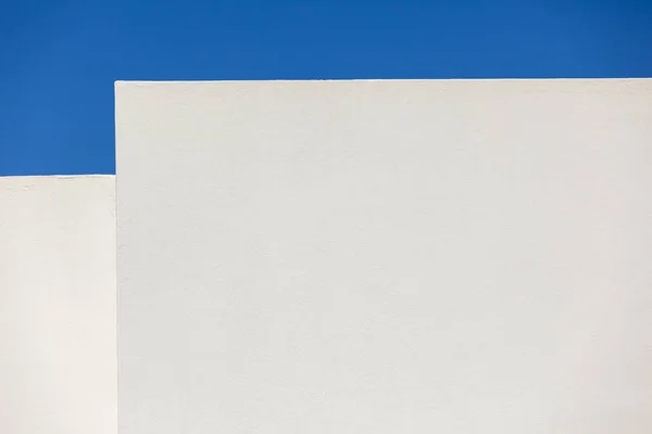 Padrão Harmônico Parede Com Céu Azul — Fotografia de Stock