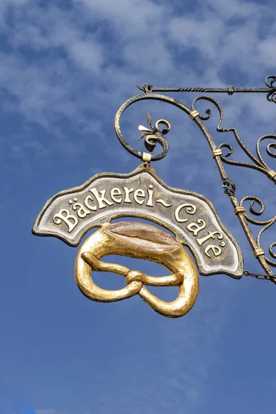 Simbolo Una Pasticceria Con Caffetteria Tipica Della Franconia Baviera Germania — Foto Stock