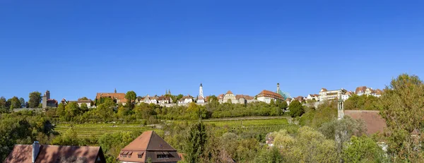 Vacker Utsikt Mot Gamla Staden Rothenburg Der Tauber — Stockfoto