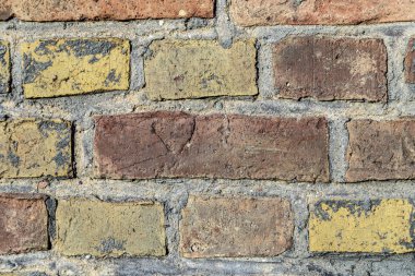 kırmızı duvar yapısının harmonik desen