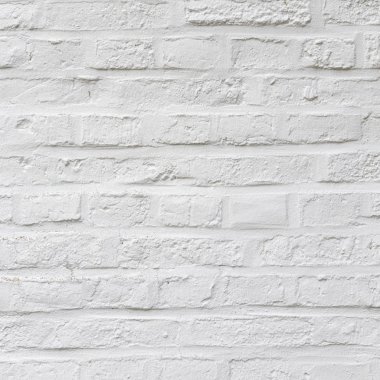 Harmonik arka plan beyaz boyalı tuğla duvar