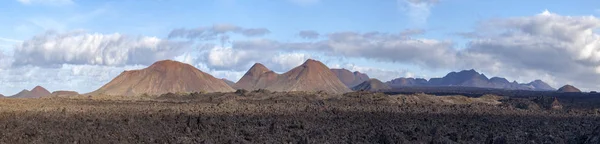 Lanzarote Vulkanische Landschaft Der Nähe Von Salinas Janubio — Stockfoto