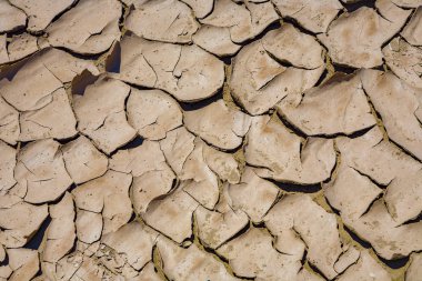 büyük çamur geviş çatlaklar ve çamur fayans Ölüm Vadisi çölde kurutulmuş