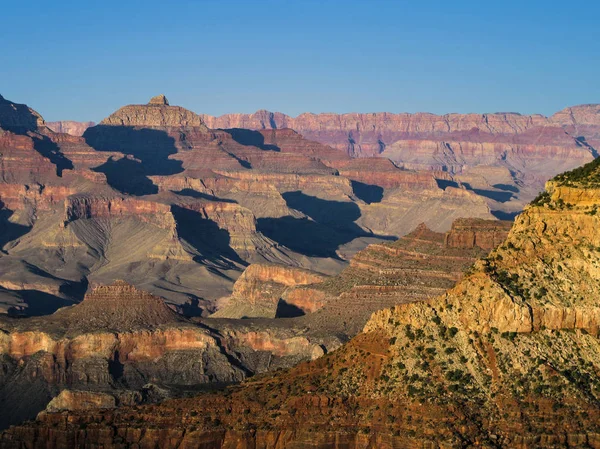 Spektakulär Solnedgång Vid Grand Canyon Arizona — Stockfoto