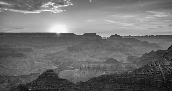 Nascer Sol Grand Canyon Visto Mathers Point South Rim — Fotografia de Stock