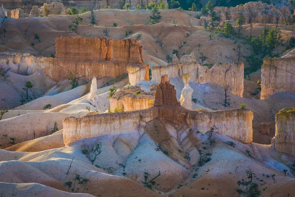 Beautiful Landscape Bryce Canyon Magnificent Stone Formation Amphitheater Temples Figures — Stock Photo, Image