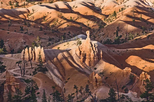 Beautiful Landscape Bryce Canyon Magnificent Stone Formation Amphitheater Temples Figures — Stock Photo, Image