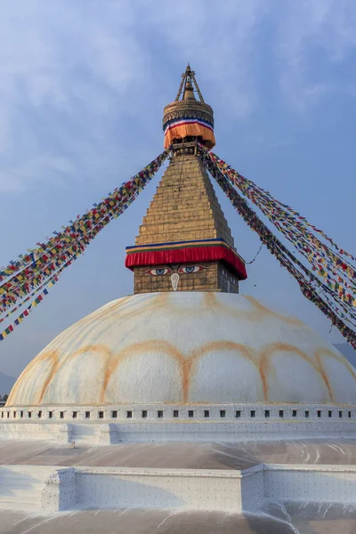 Słynna Świątynia Bodnath Kathmandu Nepal — Zdjęcie stockowe