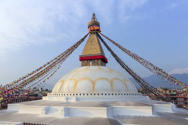 Beroemde Tempel Bodnath Kathmandu Nepal — Stockfoto