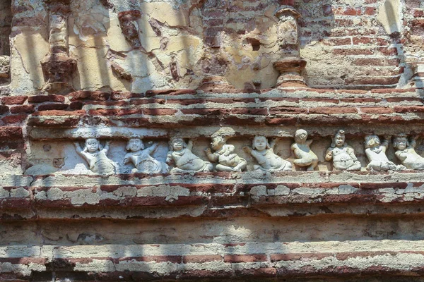 Fragmento Fresco Antiguo Palacio Los Reyes Polonnaruwa — Foto de Stock