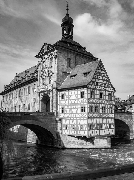 Városháza Régi Város Bamberg Németország — Stock Fotó