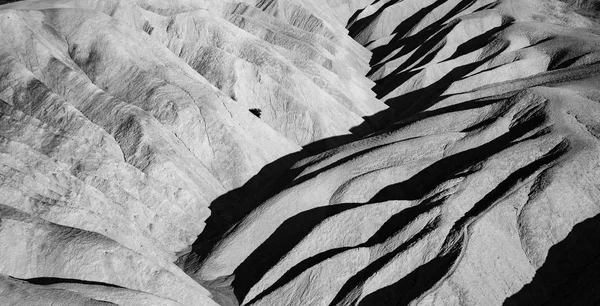 Picturesque Soft Waves Multi Coloured Sandstone Death Valley Zabriski Point — Stock Photo, Image