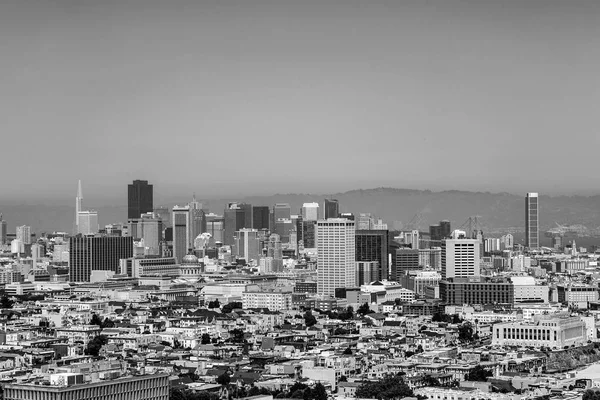 Skyline San Francisco Późnych Godzinach Popołudniowych — Zdjęcie stockowe