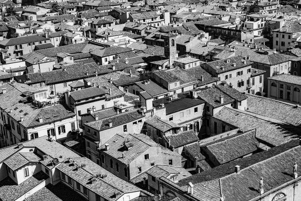 Panorama Van Prachtige Italiaanse Stad Verona Van Torre Dei Lamberti — Stockfoto