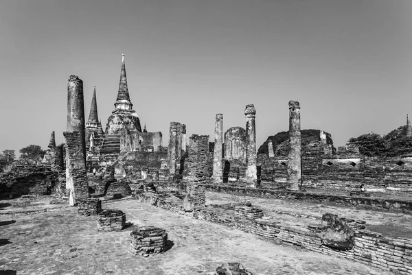 Famous Temple Area Wat Phra Sanphet Royal Palace Ajutthaya — Stock Photo, Image