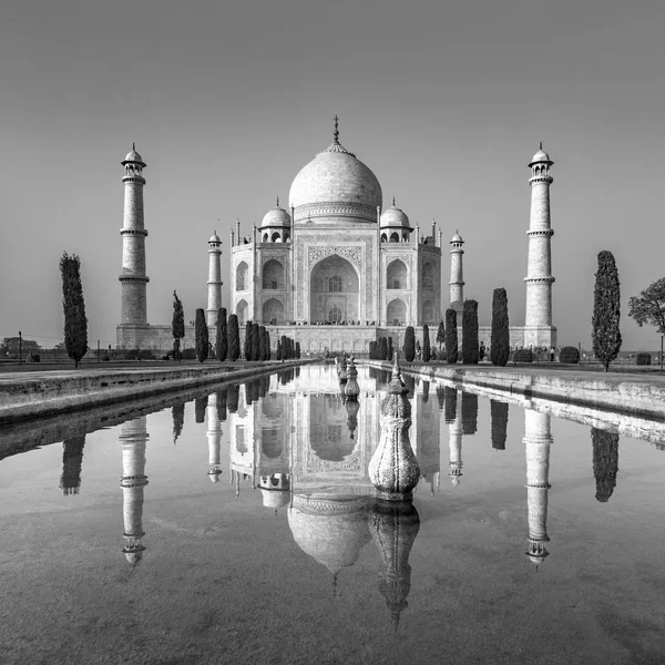 Tükrözi Taj Mahal Indiai — Stock Fotó