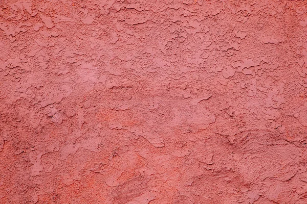 Mur Béton Harmonique Rouge Avec Motif Rugueux — Photo