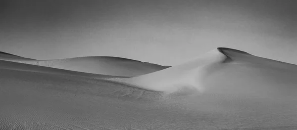 Bella Duna Sabbia All Alba Nel Deserto — Foto Stock