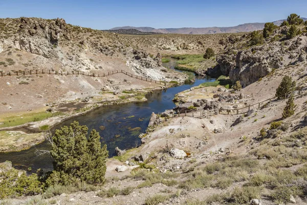 Hot Springs Hot Creek Geological Site Mammouth — Stock Photo, Image