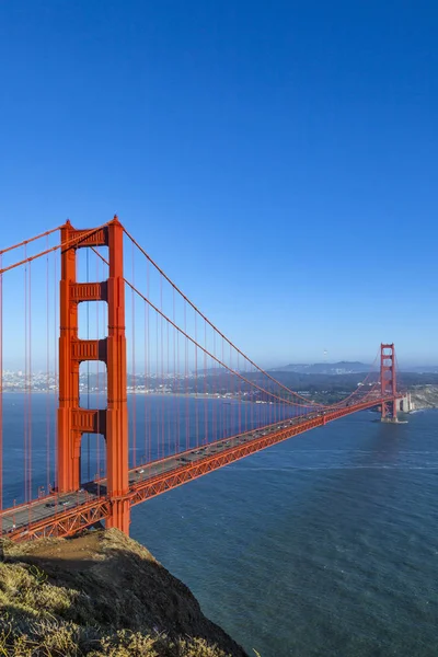 Famosa Ponte Golden Gate São Francisco Final Tarde Luz — Fotografia de Stock