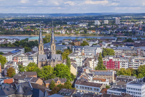 Aerea Bonn Capitale Della Germania — Foto Stock