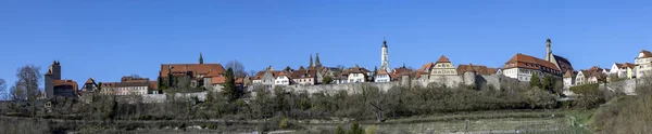 Vista Panorámica Casco Antiguo Rothenburg Der Tauber — Foto de Stock