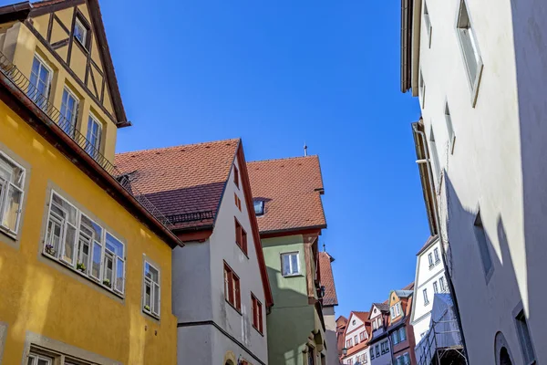 Vista Panorámica Casco Antiguo Rothenburg Der Tauber —  Fotos de Stock