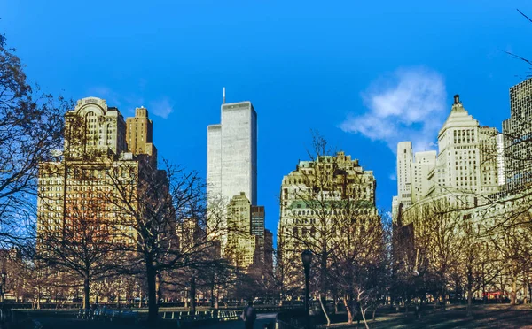 New York Usa Oct 1996 Lower Mahattan World Trade Center — Stock Photo, Image