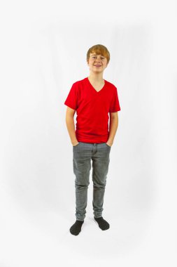 gülümseyen mutlu eğlence genç genç çocuk Studio
