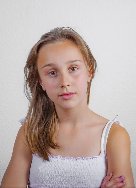 Sevimli Genç Genç Kız Portresi — Stok fotoğraf