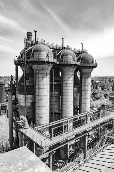 Afgedankte Hoogoven Fabriek Duisburg Ruhr Gebied District Industrie Ruïnes — Stockfoto