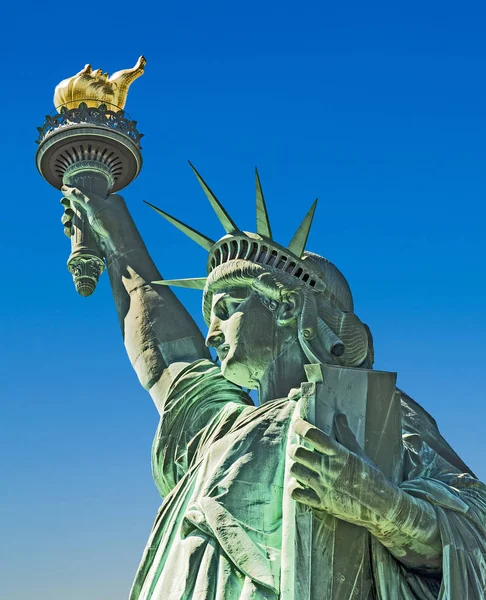 Símbolo Americano Estatua Libertad Nueva York Estados Unidos — Foto de Stock