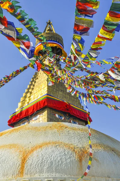 Bouddhanath Stupa Kathmandu Vallei Nepal — Stockfoto