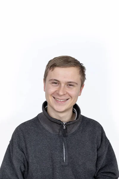 Portrait Young Smiling Man — Stock Photo, Image