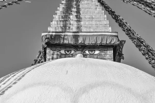 Boudhanath Stupa Vadisi Nde Katmandu Nepal — Stok fotoğraf
