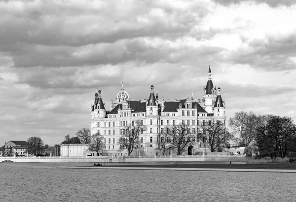 Castelo Famoso Schwerin Luz Brilhante — Fotografia de Stock