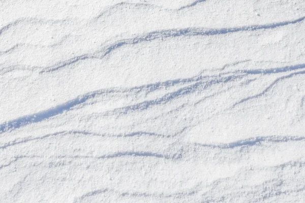 Detalj Snö Vinter Ger Ett Harmoniskt Mönster — Stockfoto