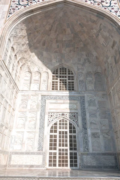 Piękne Taj Mahal Indiach Błękitnego Nieba — Zdjęcie stockowe
