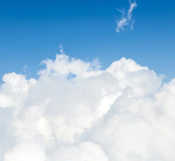 Sky Background Fluffy White Clouds — Stock Photo, Image