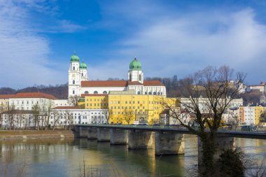 Katedrali ile Passau manzarası