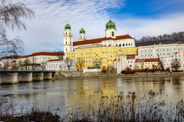 Katedrali ile Passau manzarası