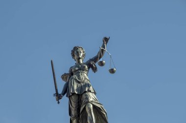 Bayan adalet Frankfurt roemer Meydanı