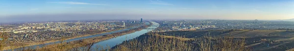 Panoramiczny widok na panoramę Wiednia — Zdjęcie stockowe
