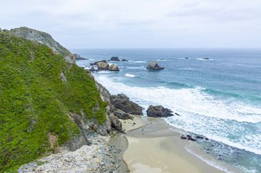 Carmel de doğal plaj manzara 