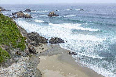 Carmel de doğal plaj manzara 
