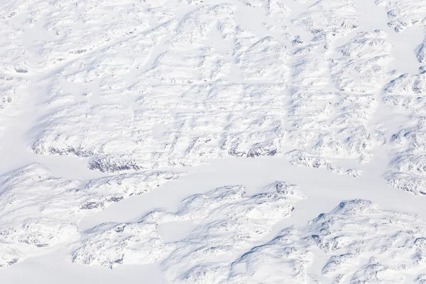 Антена замороженого льодовик на Алясці — стокове фото