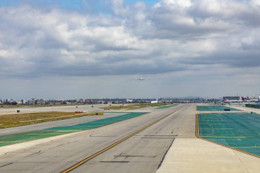 Los Angeles uluslararası airpor iniş yaklaşımı uçak