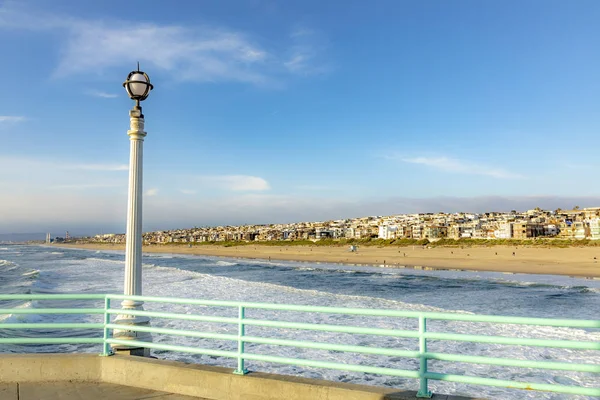 Pintoresco muelle en Manhattan Beach cerca de Los Ángeles — Foto de Stock