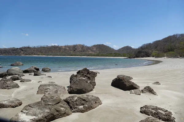 La Cruz yakınlarındaki doğal Playa Rajada — Stok fotoğraf